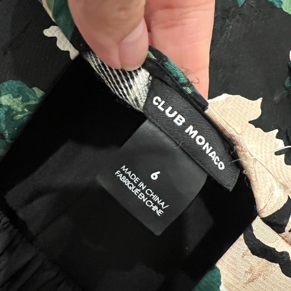 NWT Club Monaco Silk and Wool Floral wide leg Jumpsuit - Picture 11 of 12